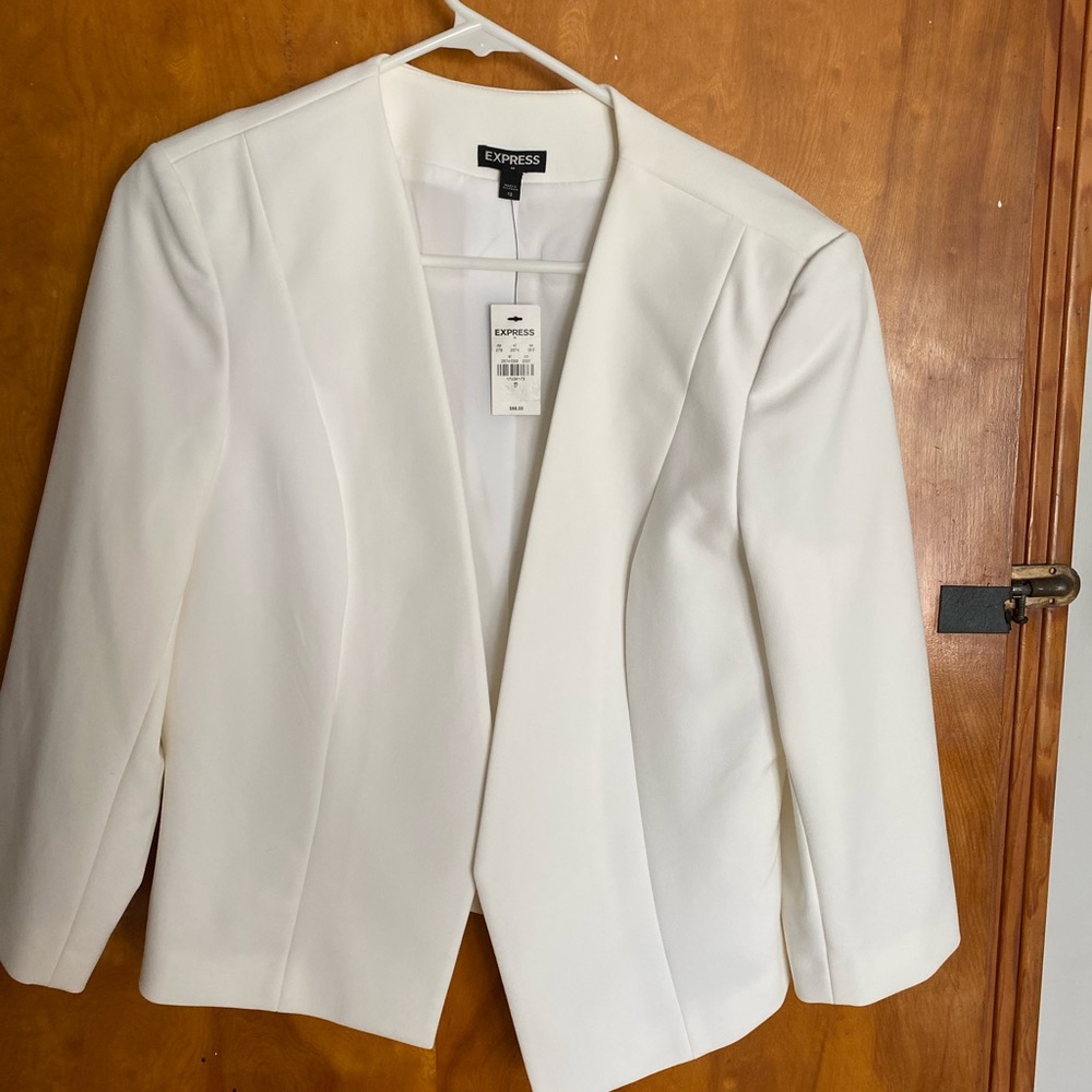 NWT Express 3/4 sleeve suit coat